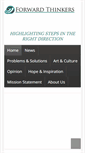 Mobile Screenshot of forward-thinkers.com